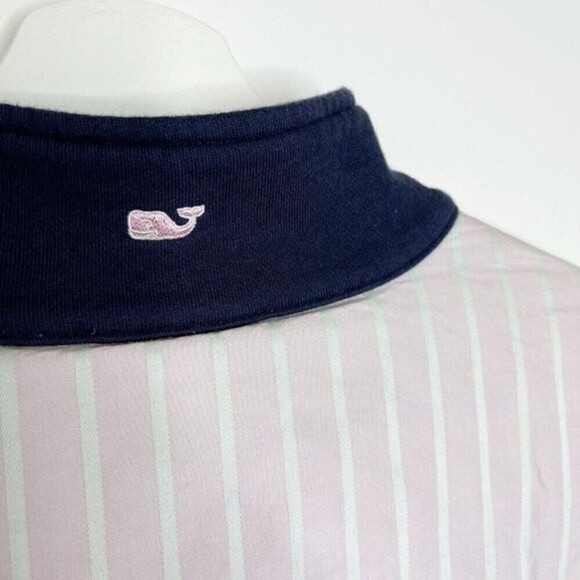VINEYARD VINES 1/4 Zip Blue Jacket - Picture 8 of 8